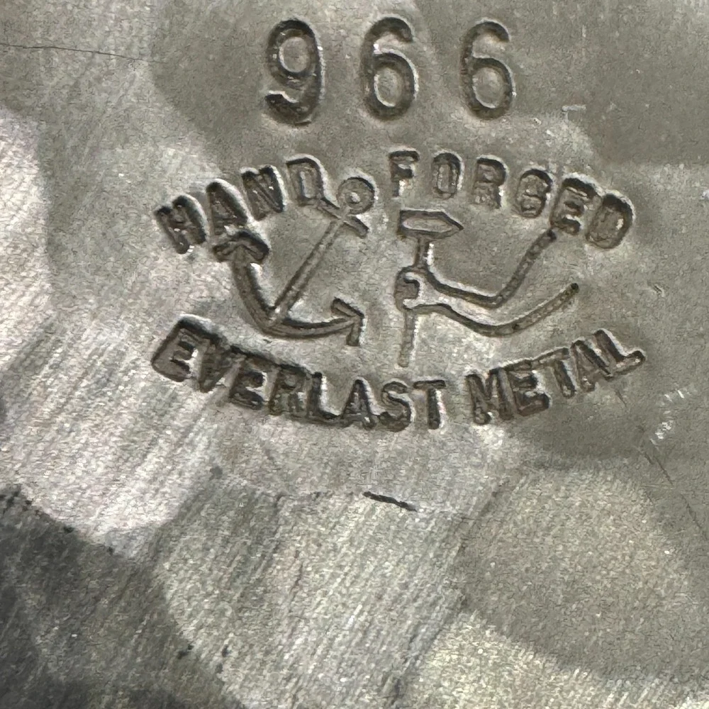 Vintage Everlast Hand Forged‎ Bowl 9.375